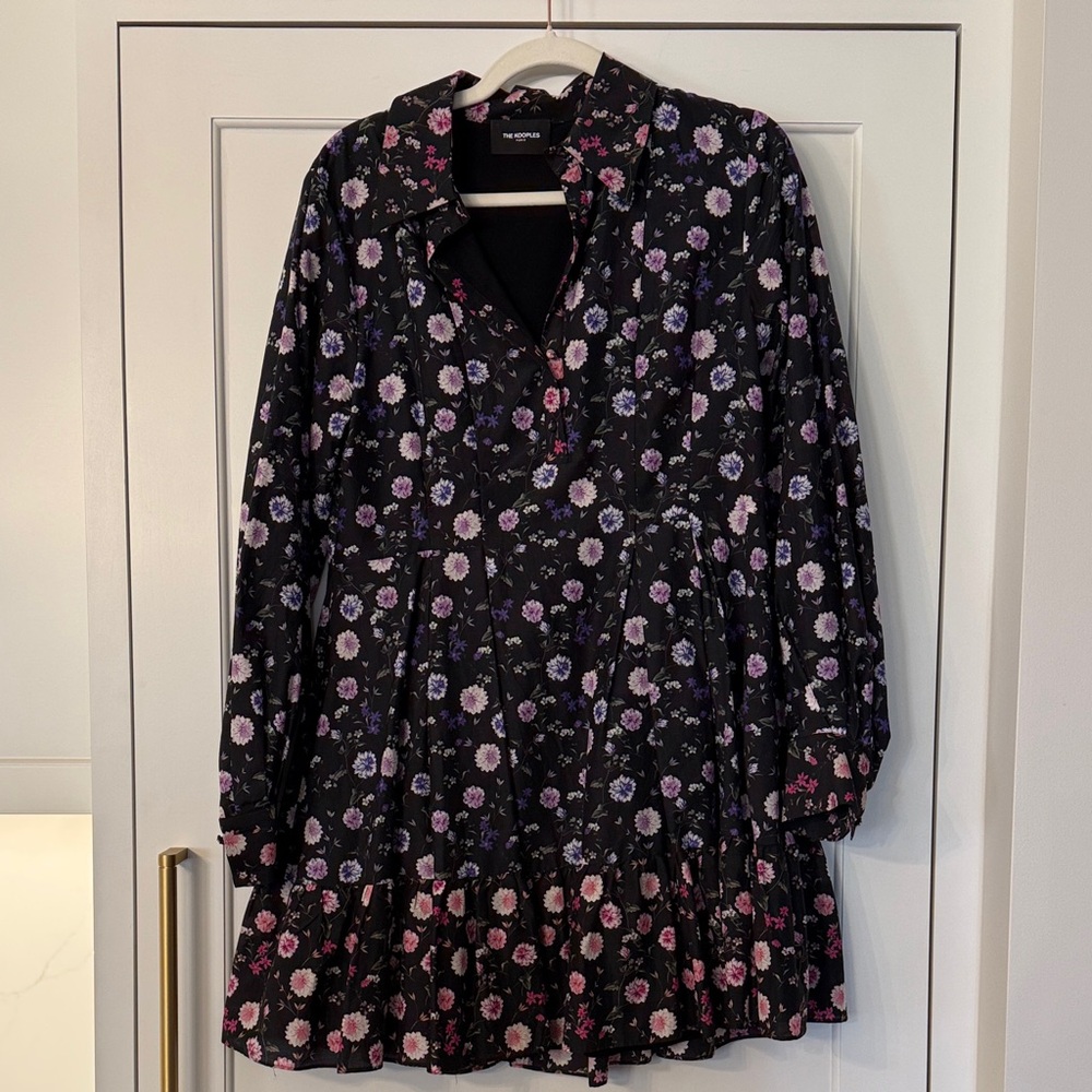 The Kooples Black Floral Dress